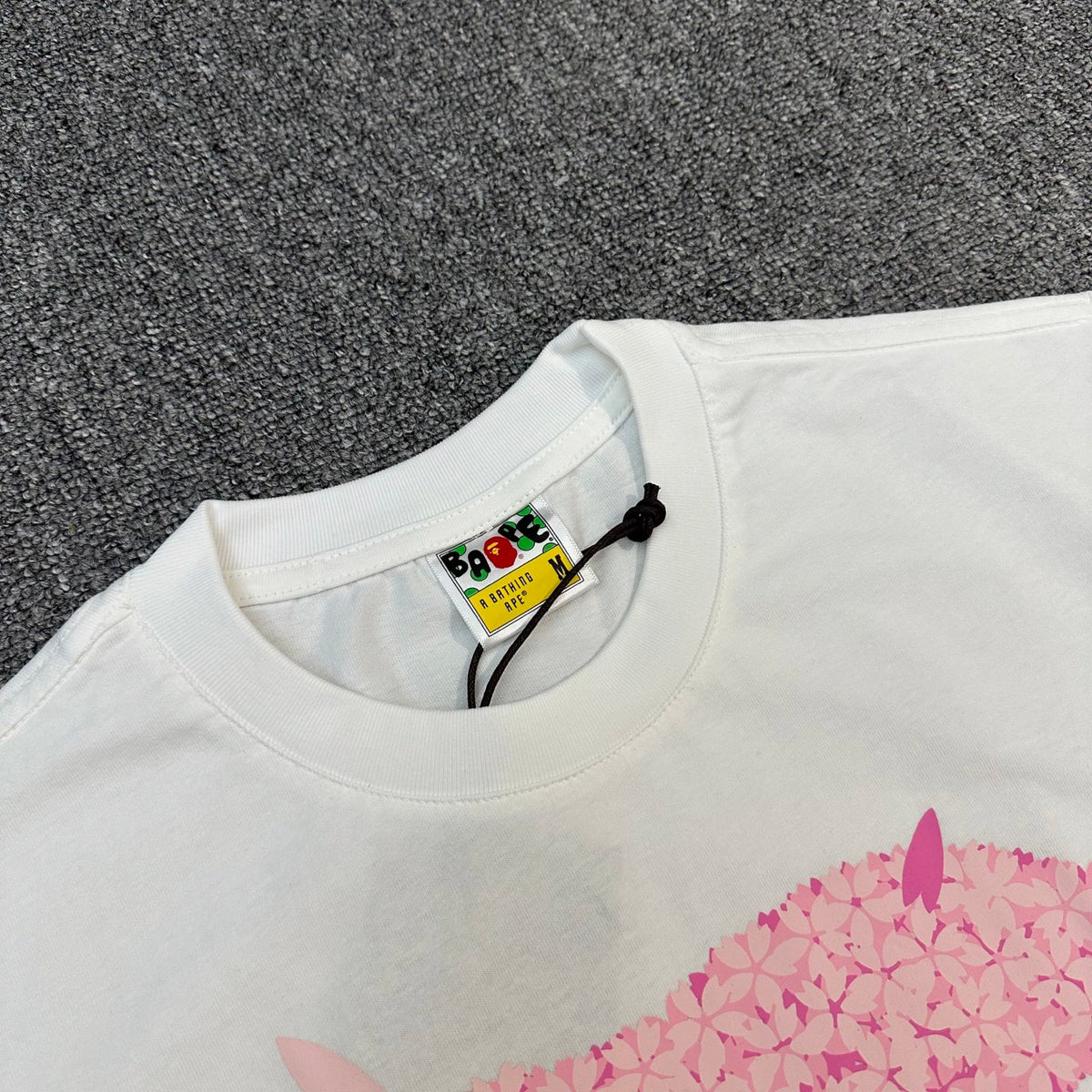 BAPE SS25 Sakura Blossom Ape Head Oversized Heavyweight Unisex T-Shirt