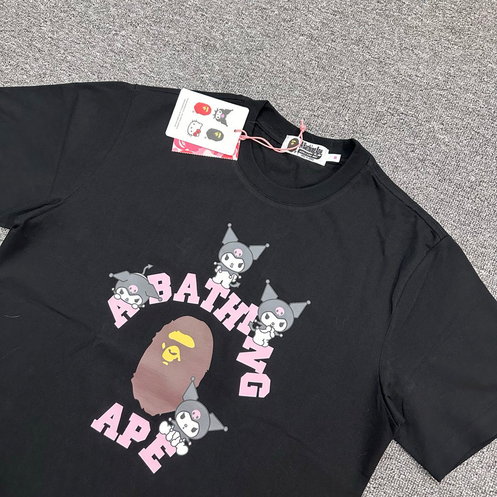 BAPE × Sanrio College T-Shirt — Kuromi / Hello Kitty