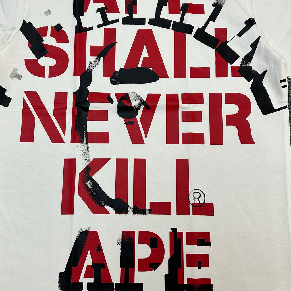 BAPE SS25 "Ape Shall Never Kill Ape" Oversized Heavyweight Unisex T-Shirt