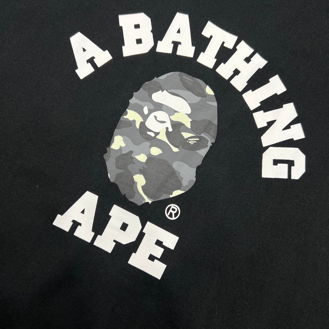 BAPE City Camo College Logo Ape Head Tee Oversized Unisex T-Shirt — Four Colourways