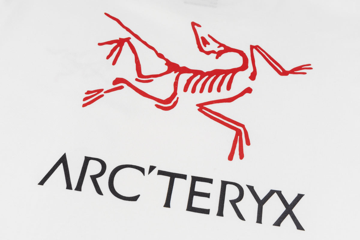 Arc'teryx Red Bird Logo Crew Neck Short‑Sleeve T‑Shirt, Unisex Relaxed Fit Tee