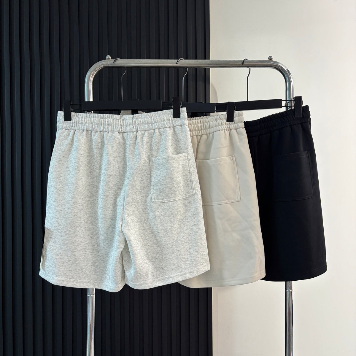 Stone Island Cotton Fleece Sweat Shorts with Elasticated Drawstring Waist