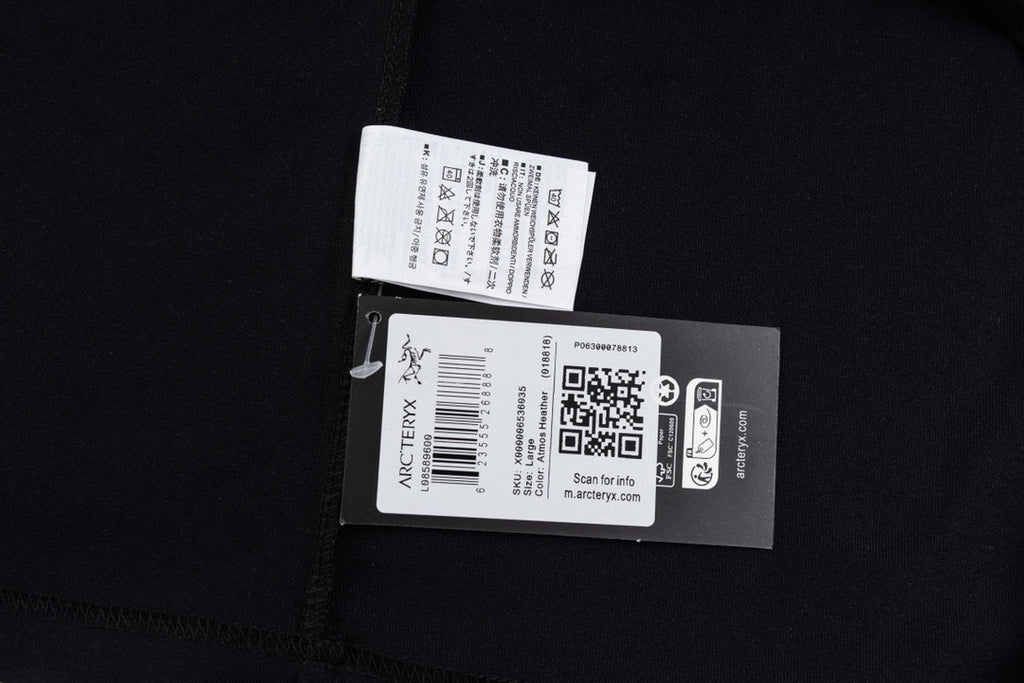Arc'teryx Fossil Bird Grid‑Background Back Print SS T‑Shirt