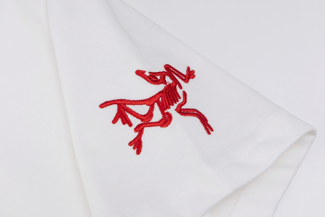 Arc'teryx Chinese New Year Limited Edition Red Embroidered Bird Logo Unisex T-Shirt