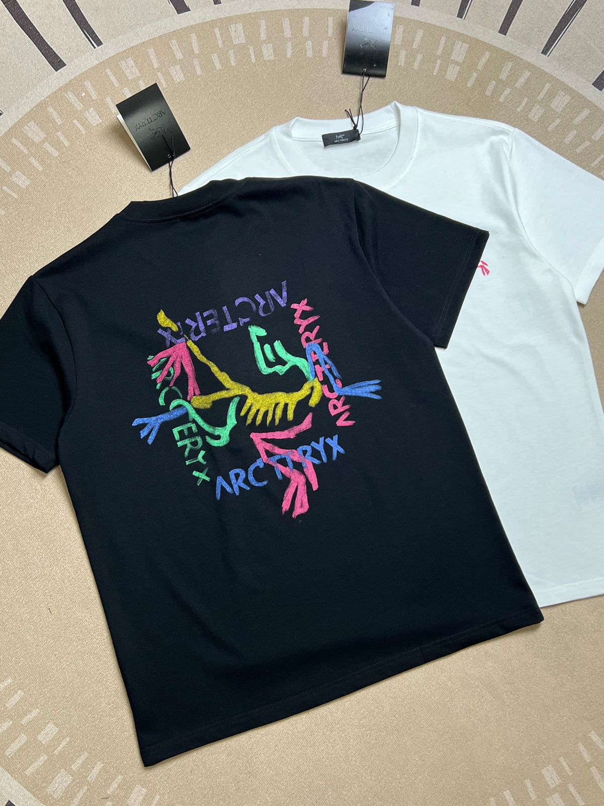 Arc'teryx Small Chest Multi‑Color Bird Logo Short‑Sleeve T‑Shirt Unisex