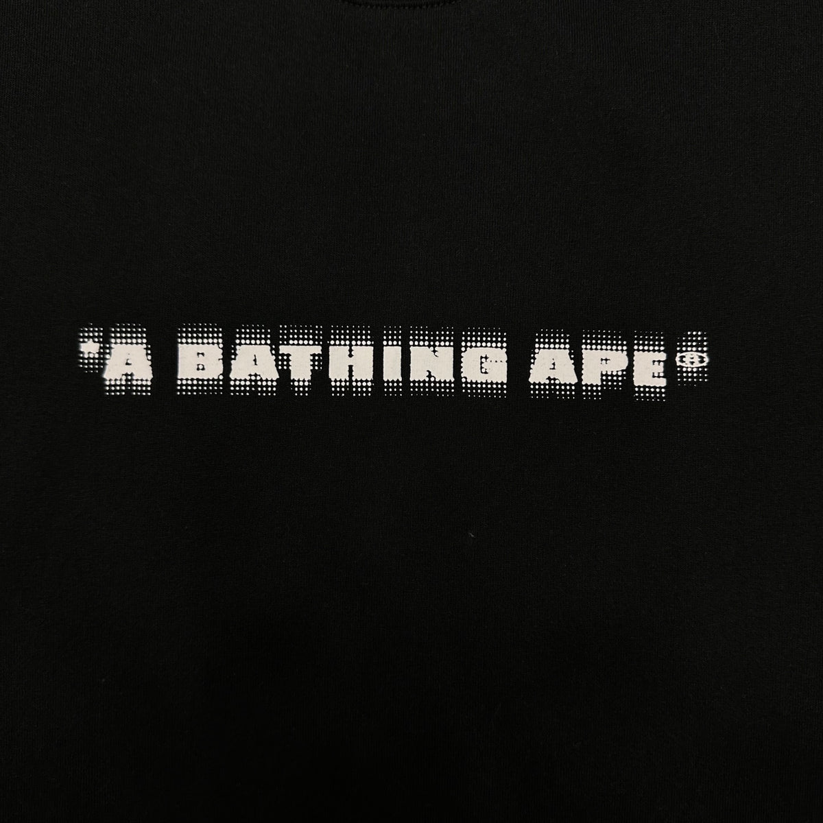 BAPE SS25 Pixel Font "Why Are All Apes Created Equal?" Double-Sided Oversized Heavyweight Unisex T-Shirt