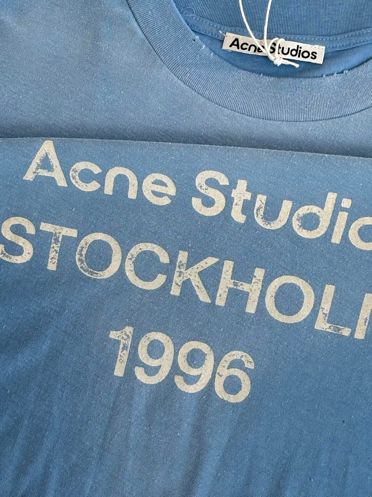 Acne Studios Stockholm 1996 Print Oversized Long‑Sleeve T‑Shirt