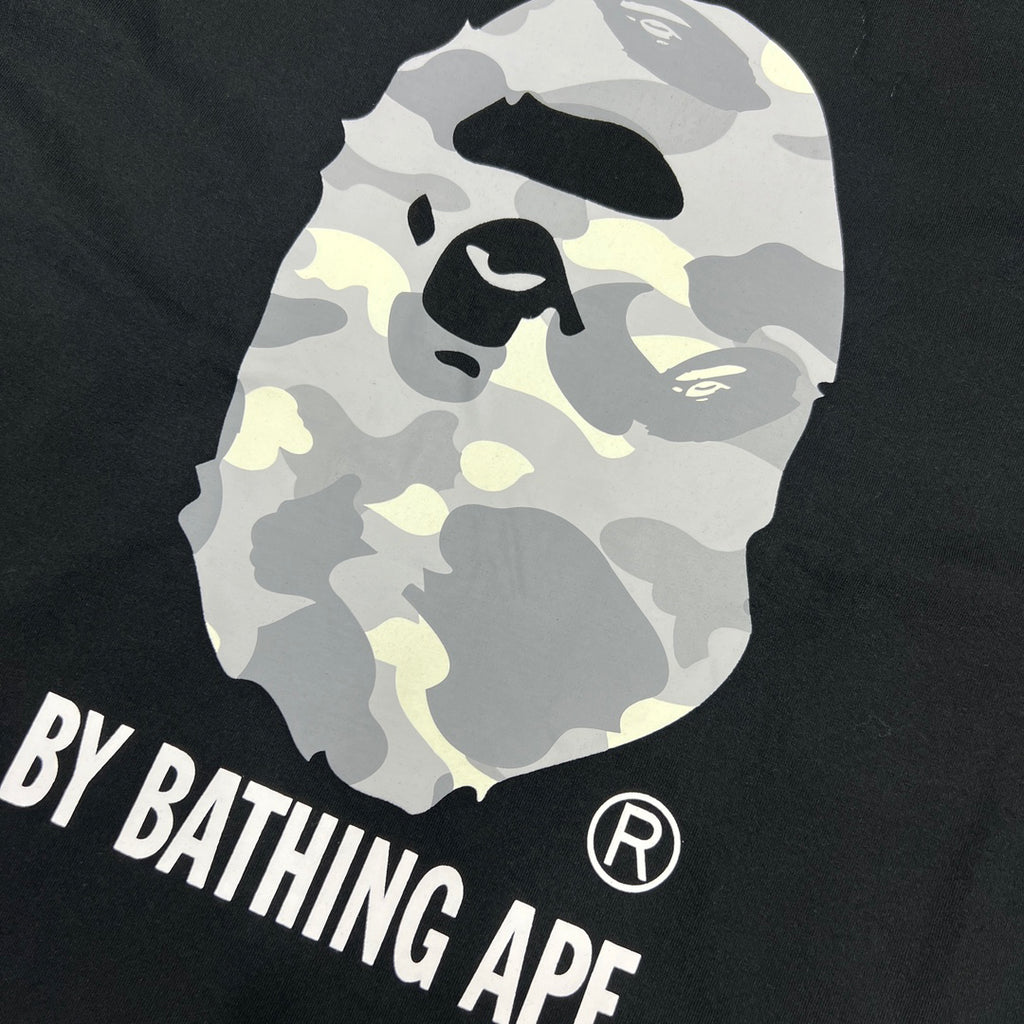 BAPE City Camo Glow-in-the-Dark Ape Head Tee Oversized Unisex T-Shirt — By Bathing Ape — 4 Colourways