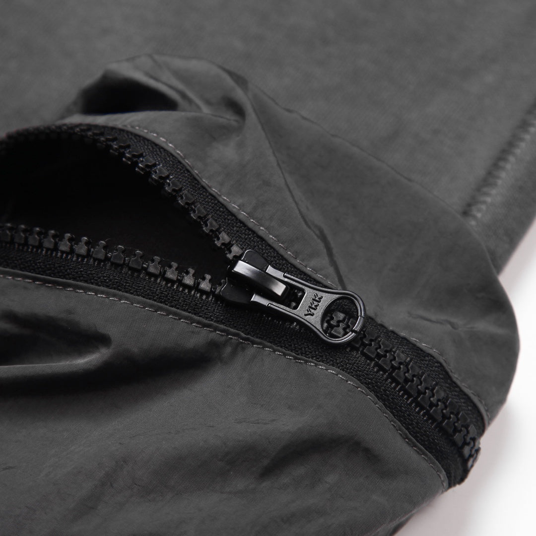 Stone Island Technical Fabric Straight Leg Cargo Pants with Bilateral Zip Cargo Pockets and Compass Badge