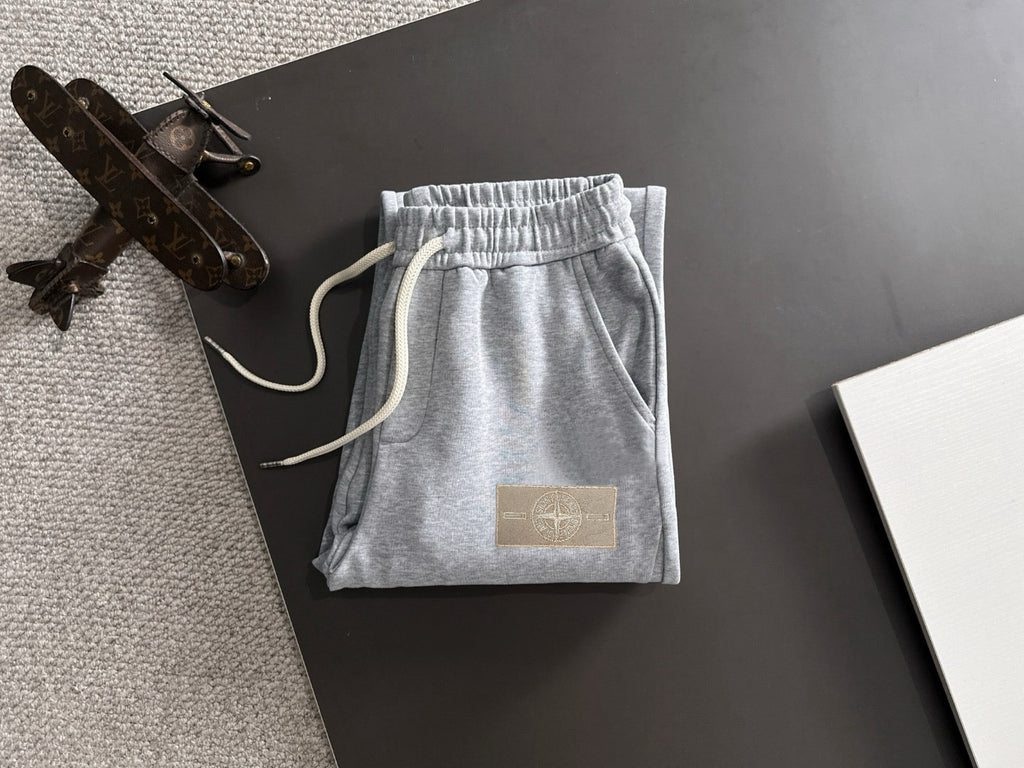 Stone Island Mixed Construction Drawcord Sweatpants - 3 Colors