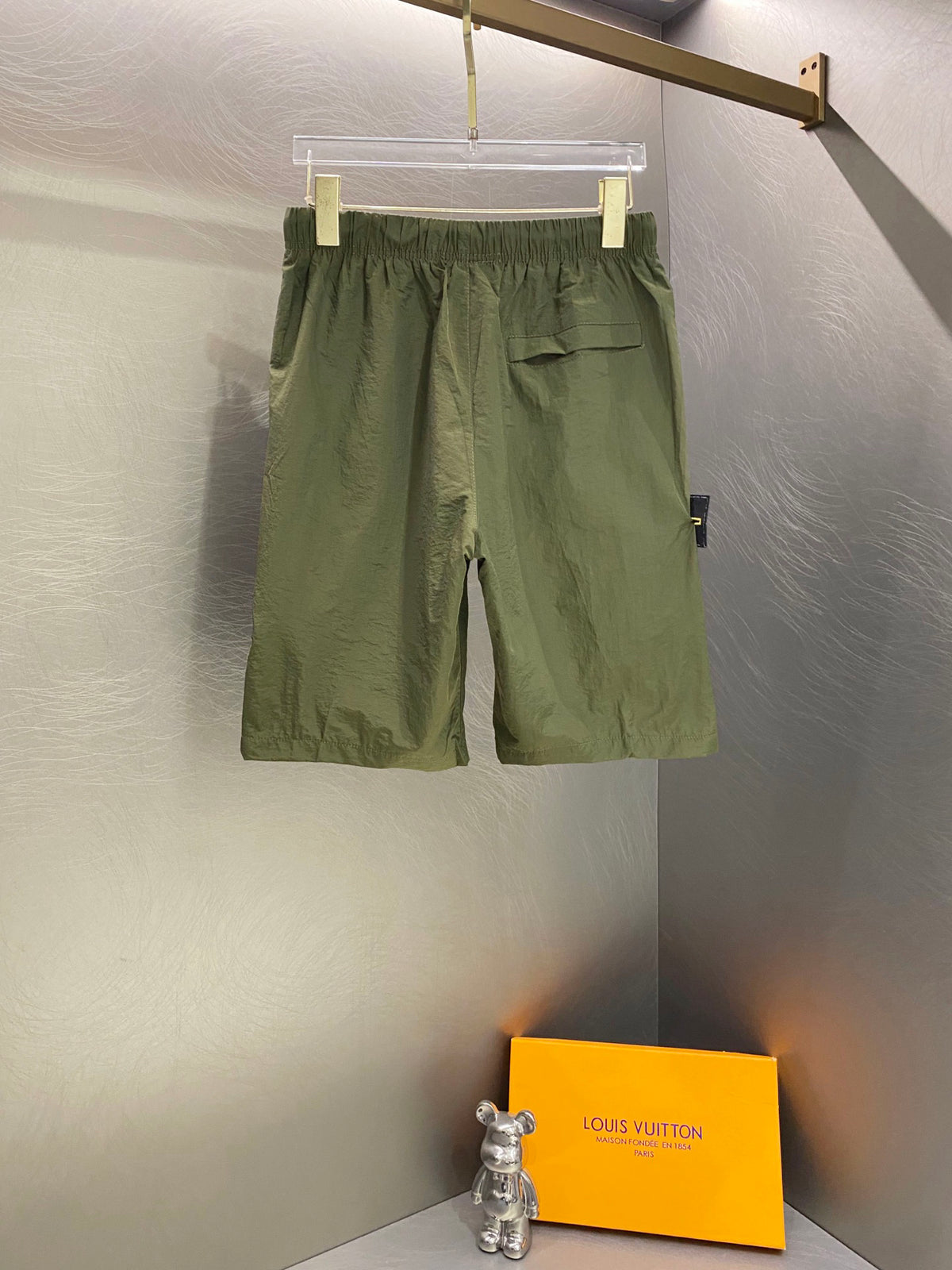 Stone Island Metallic Nylon Compass Badge Cargo Shorts - 3 Colors