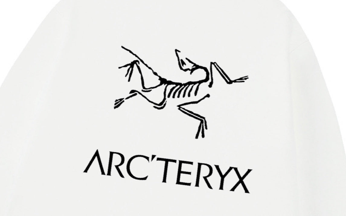 Arc'teryx Oversized Logo Print Fleece-Lined Hoodie