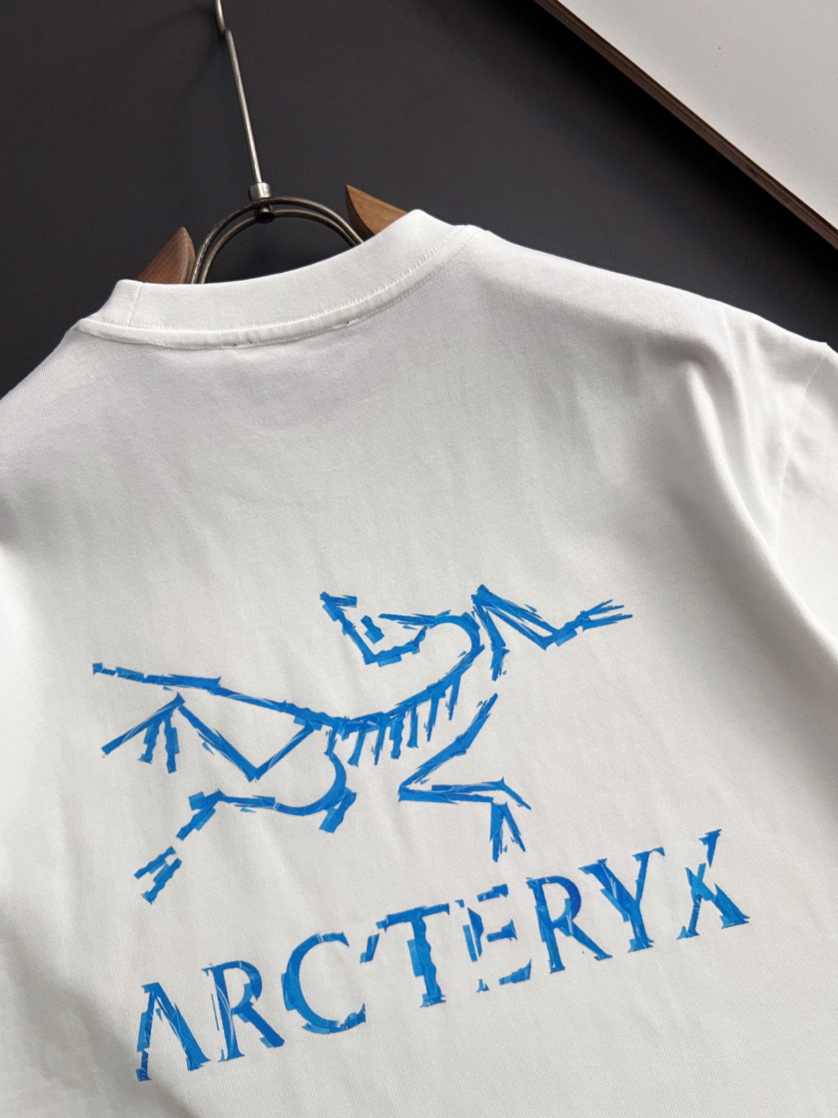 Front‑Back Fossil‑Bird Graphic Print Short‑Sleeve T‑Shirt