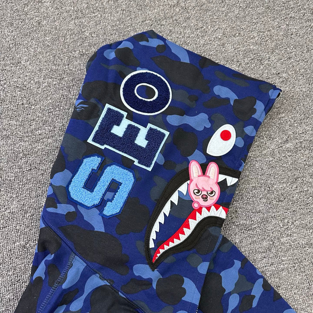 BAPE x Stray Kids FW25 Shark Full-Zip Hoodie
