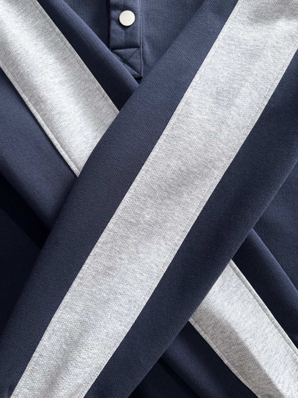 Arc'teryx 25SS Colorblock Stand Collar Snap Sweatshirt | Navy