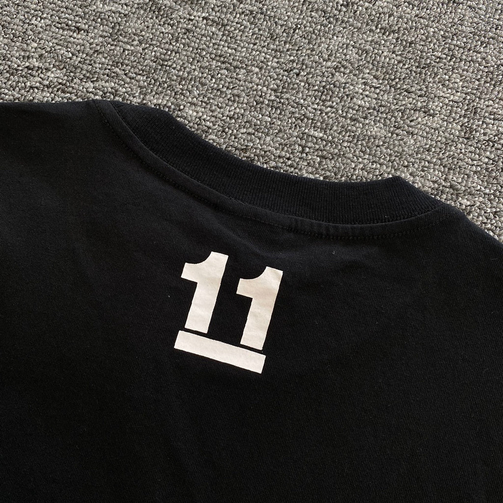 BAPE 10th Anniversary Ink Camo Ape Head Tee — Apes Don’t Hit Apes Calligraphy