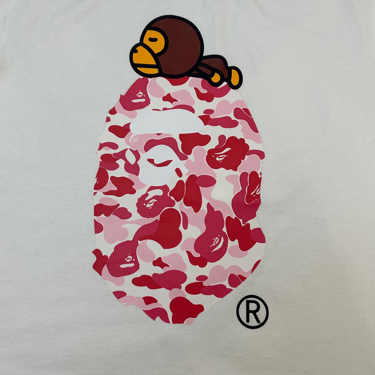 BAPE SS25 ABC Camo Baby Milo Ape Head Oversized Heavyweight Unisex T-Shirt