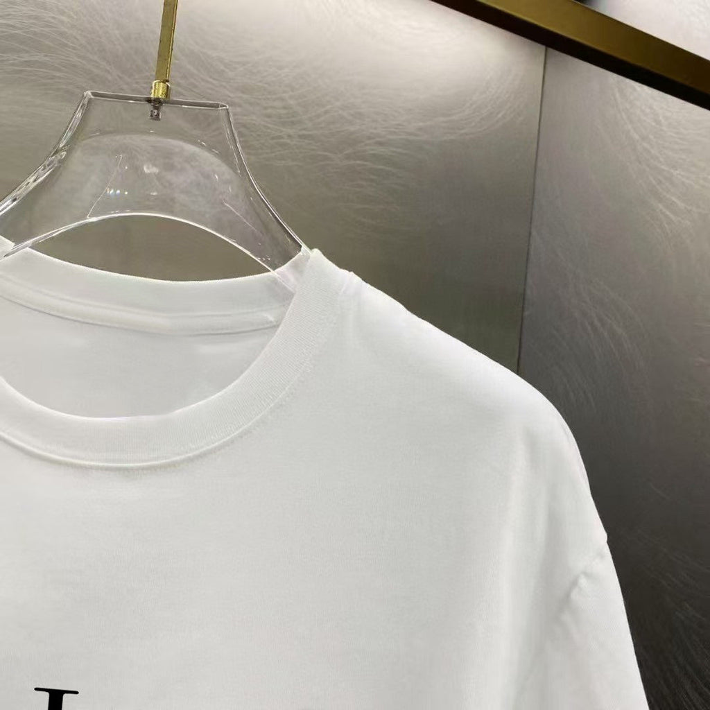 Amiri Beverly Hills Dual‑Horse Front Graphic Crew‑Neck Short‑Sleeve T‑Shirt