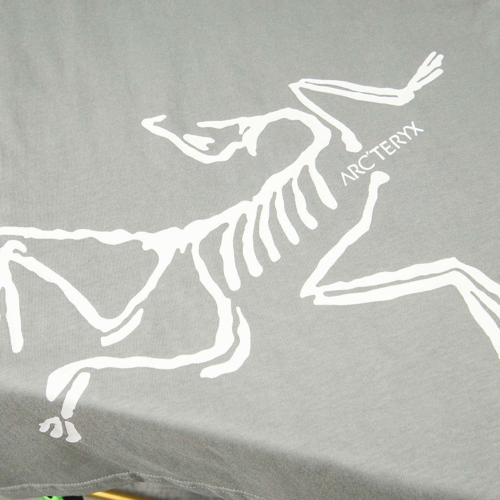 Arc'teryx Mini Bird Logo Front & Oversized Archaeopteryx Skeleton Back Unisex T-Shirt