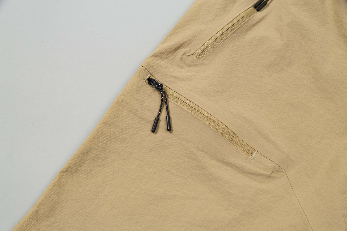Arc'teryx Multi‑Zipper Pocket Drawstring Functional Outdoor Shorts