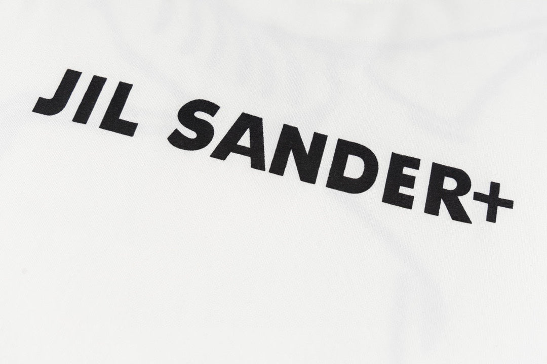 Jil Sander+ Front Logo Back Fossil Skeleton Graphic SS T‑Shirt