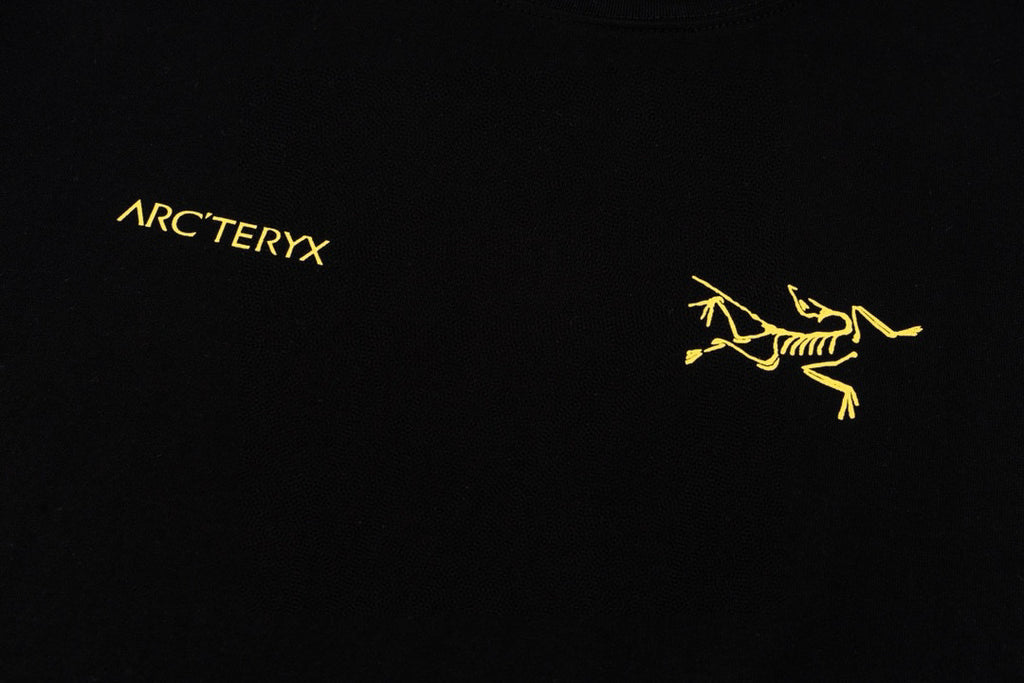 Arc'teryx Dual Logo Gold Print SS T‑Shirt