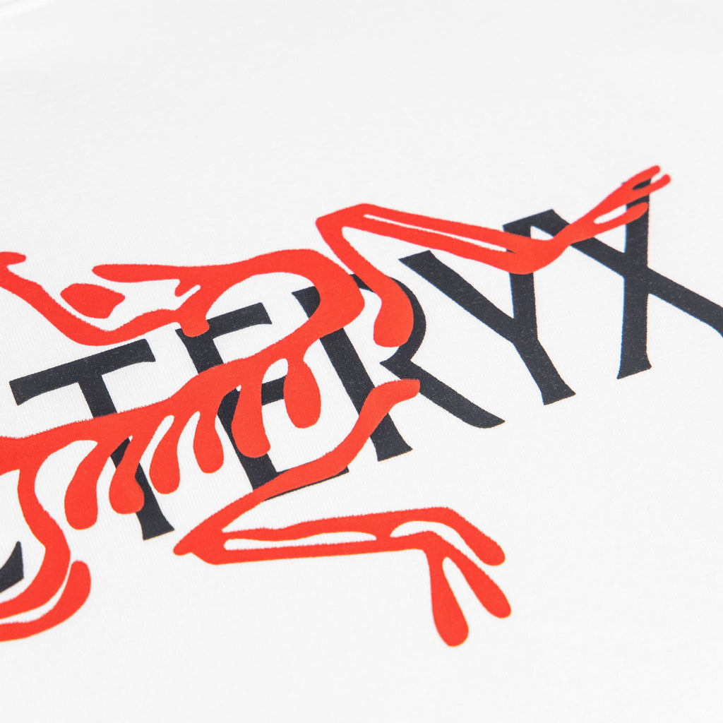 Arc'teryx Red Bird Graffiti Logo Oversized T-Shirt