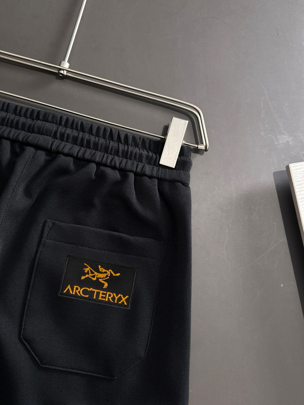 Arc'teryx Gold Bird Embroidered Elastic Waist Tapered Jogger Pants