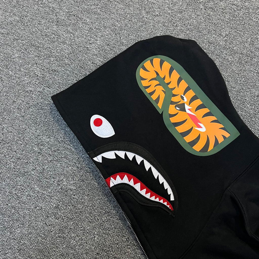 BAPE Shark Full-Zip Hoodie — Solid
