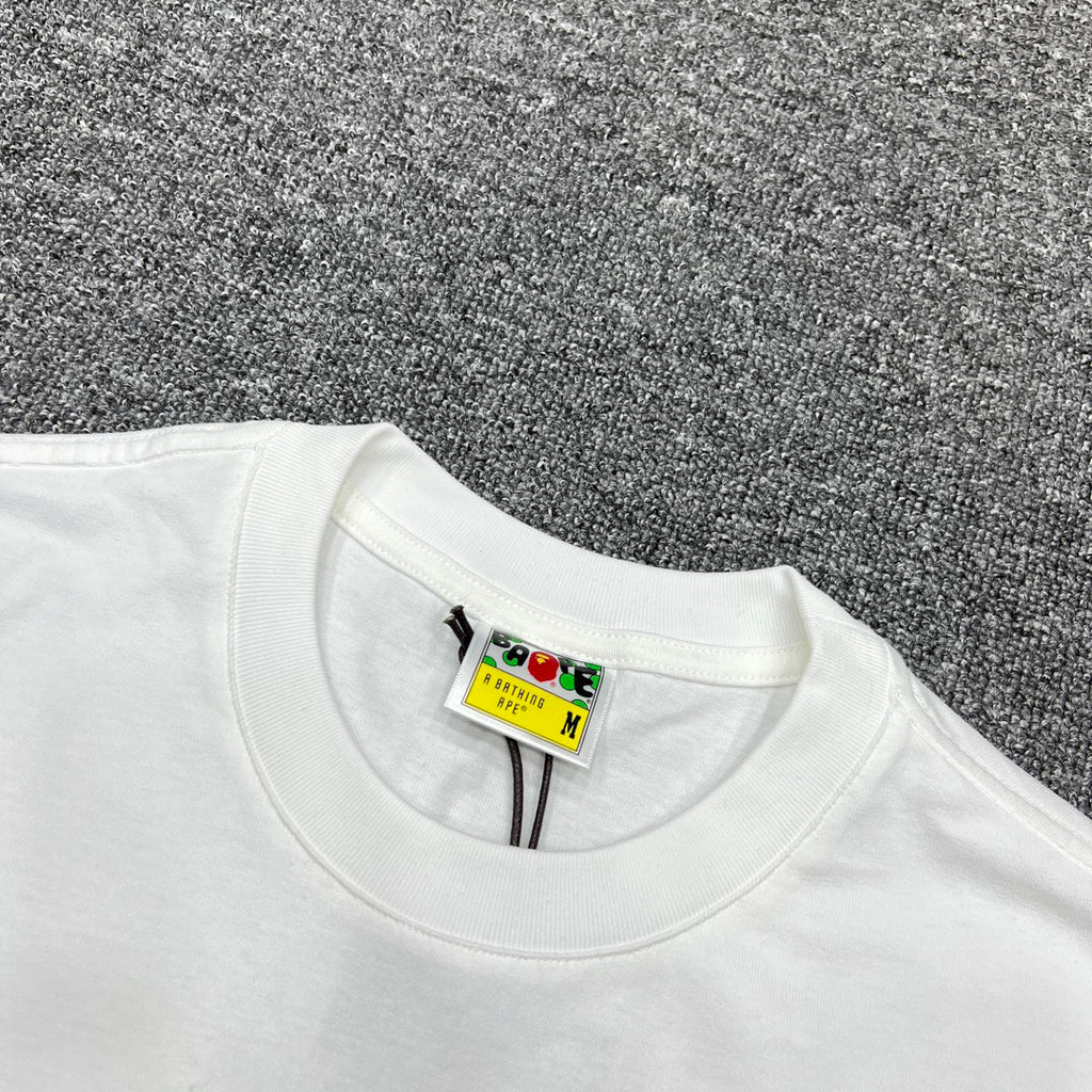 BAPE ABC Camo Ape Head College Tee Oversized Unisex T-Shirt