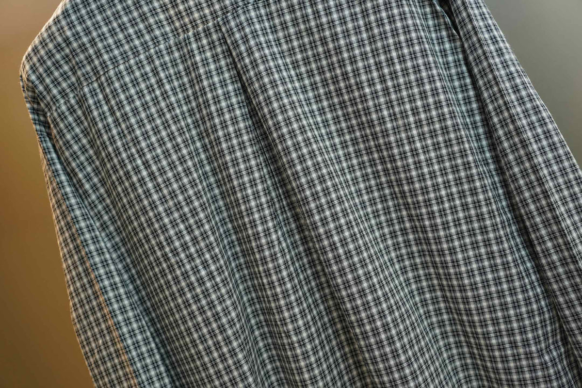 Acne Studios Check Patch‑Pocket Long‑Sleeve Button‑Down Shirt