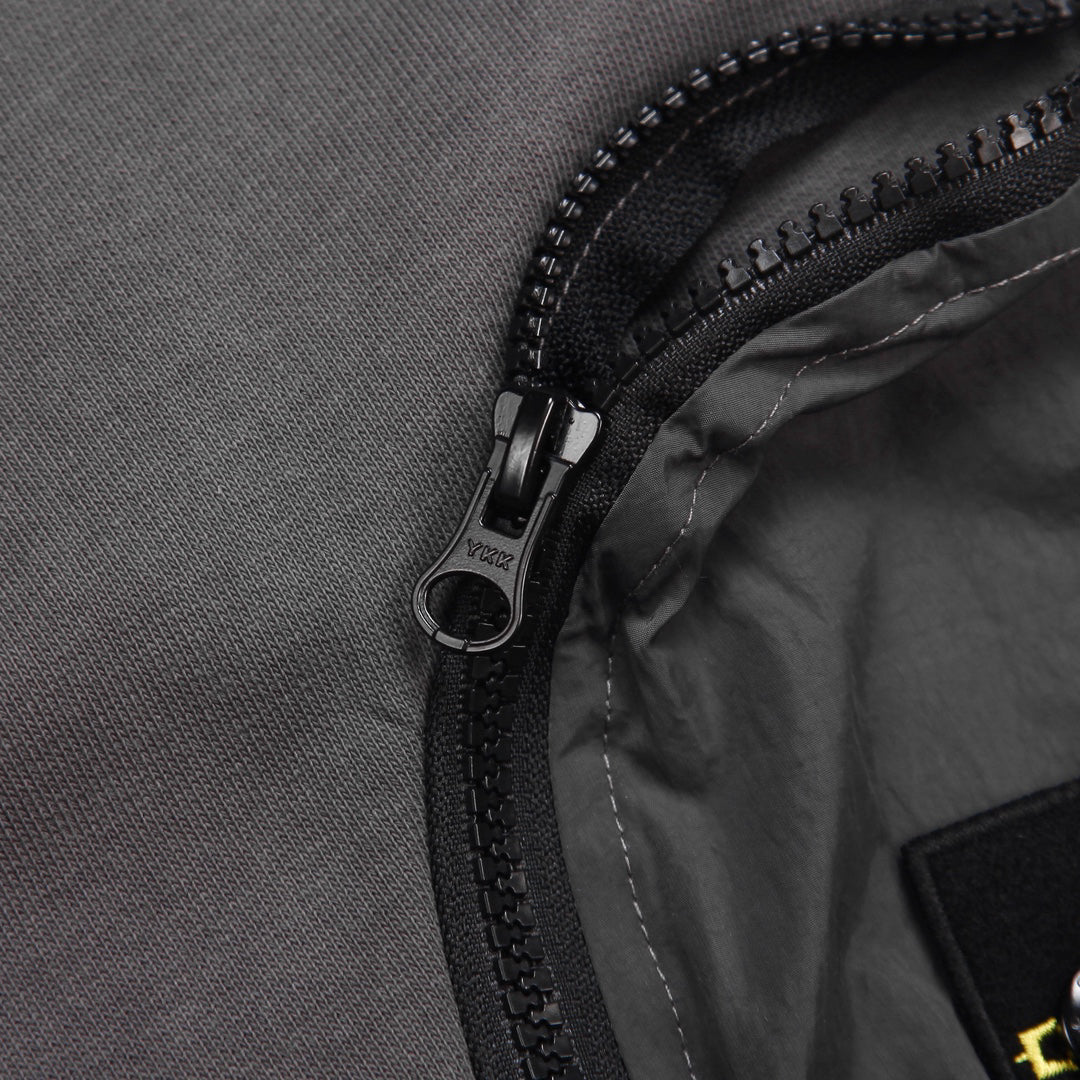 Stone Island Cargo Jogger Pants with Right Thigh Nylon Curved Flap Zip Pocket and Compass Badge
