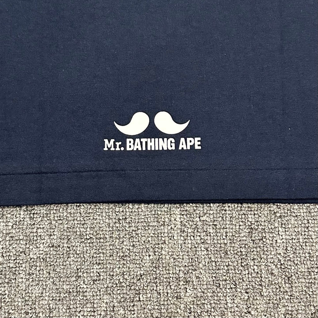 BAPE SS25 Mr. Bathing Bape Bearded Gentleman Ape Oversized Heavyweight Unisex T-Shirt