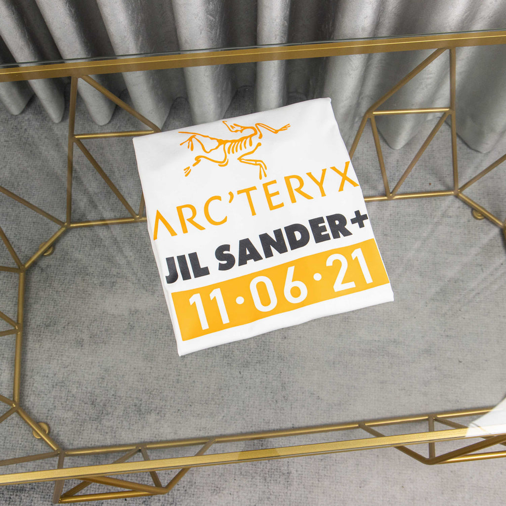 Arc'teryx x Jil Sander Co-Branded Date Print Unisex T-Shirt