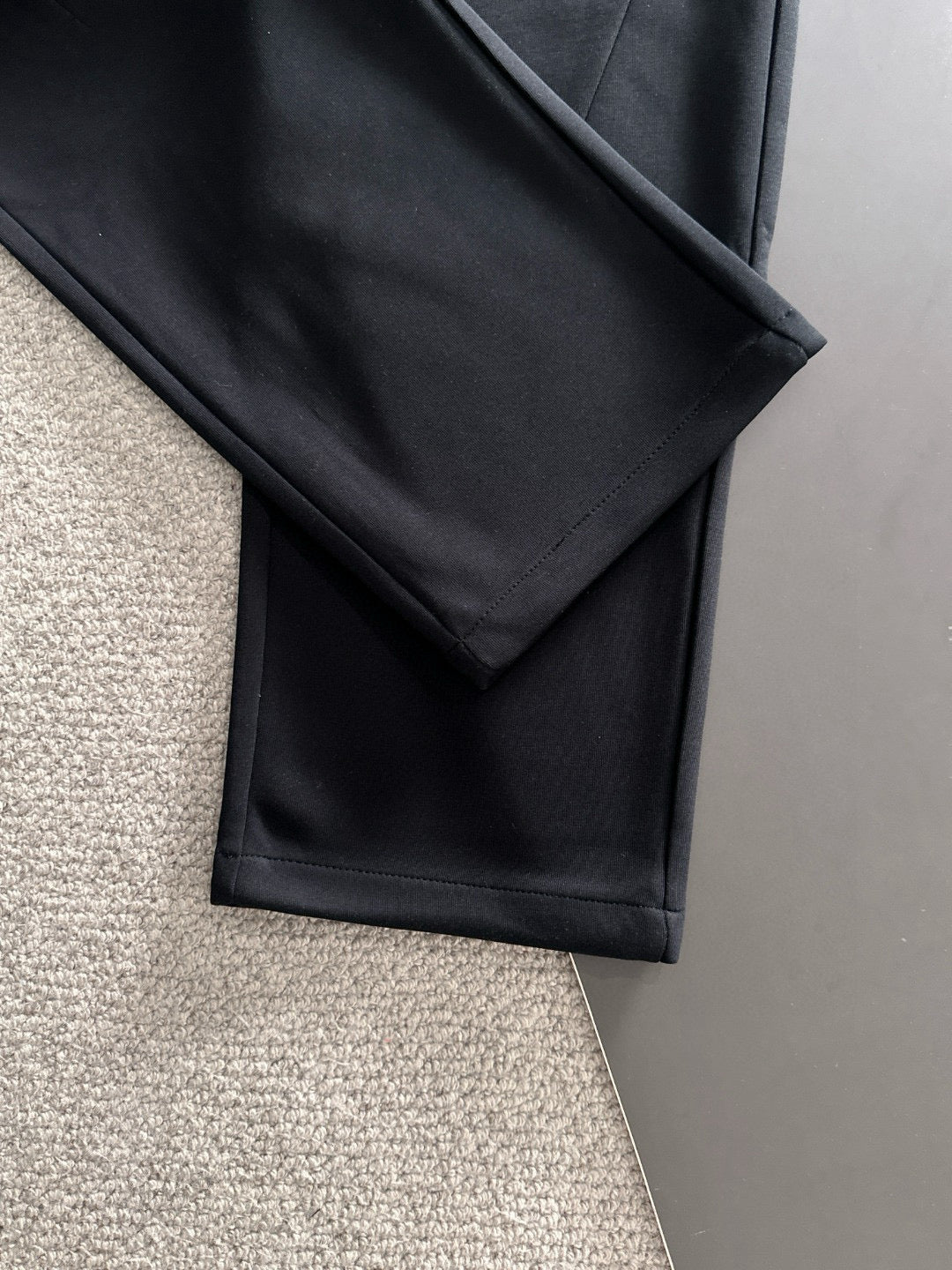 Stone Island Heathered Cotton Blend Relaxed Straight Sweatpants