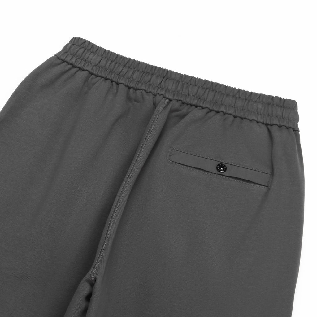 Stone Island Cargo Jogger Pants with Right Thigh Nylon Curved Flap Zip Pocket and Compass Badge