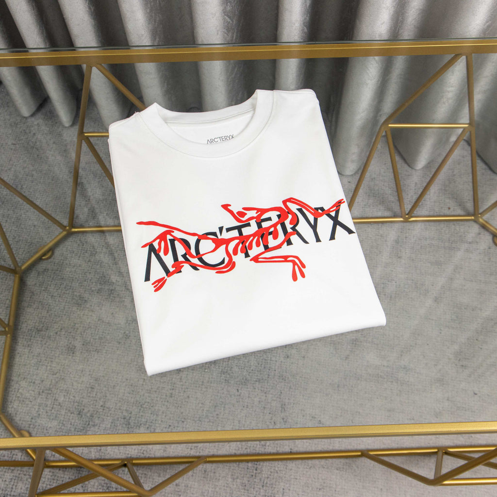 Arc'teryx Red Bird Graffiti Logo Oversized T-Shirt