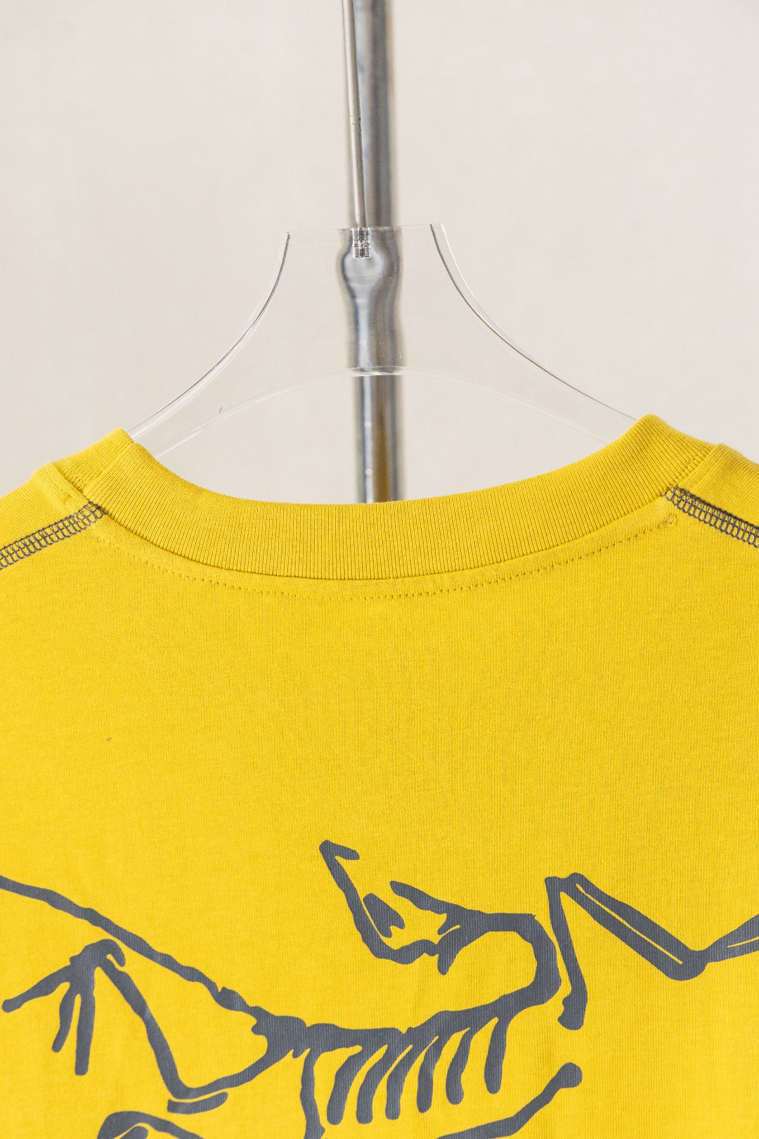 Arc'teryx Contrast Stitch Detail Bird Logo Short Sleeve Tee, Casual Daily Top