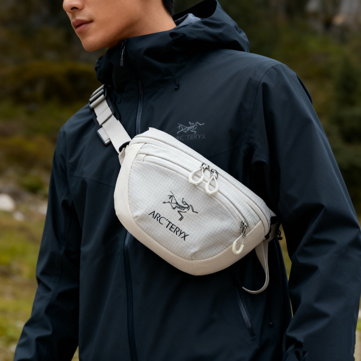 Arc'teryx Outdoor Waist Bag, Lightweight Water‑Resistant Crossbody Fanny Pack Unisex