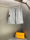 Stone Island Metallic Nylon Compass Badge Cargo Shorts - 3 Colors