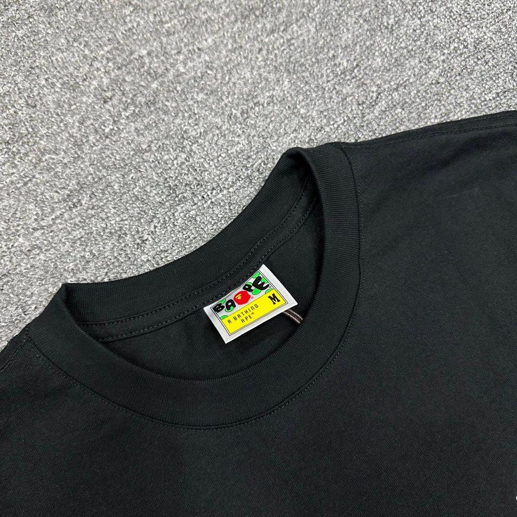 BAPE SS25 Back to School "1993" Camo-Fill College Logo Left Chest Oversized Heavyweight Unisex T-Shirt