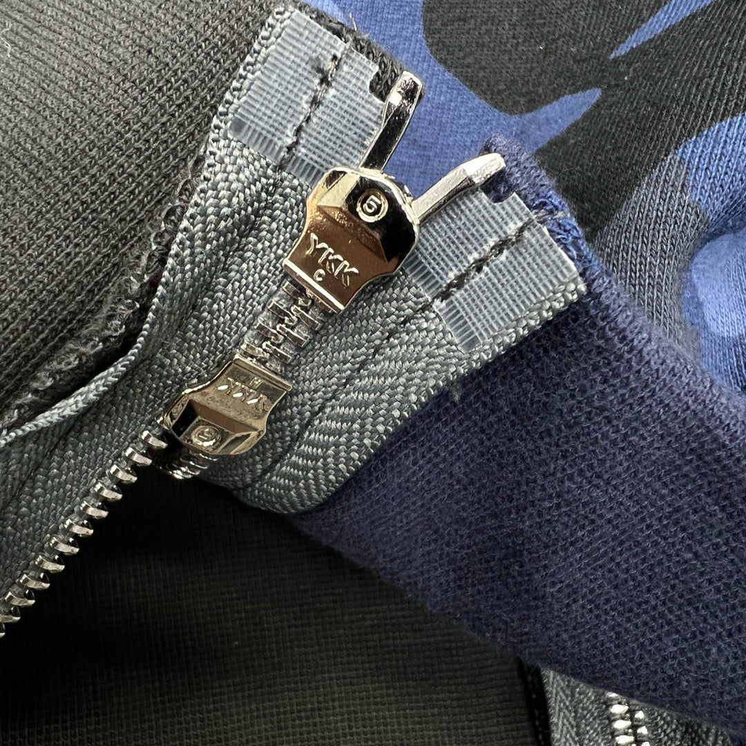 BAPE City Camo Half Shark Full-Zip Hoodie - Dual Camo Split