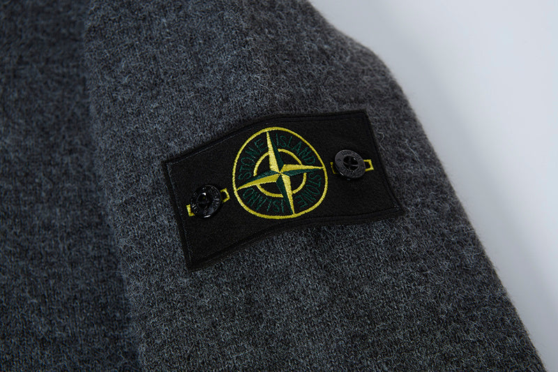 Stone Island Button-Front Knit Cardigan