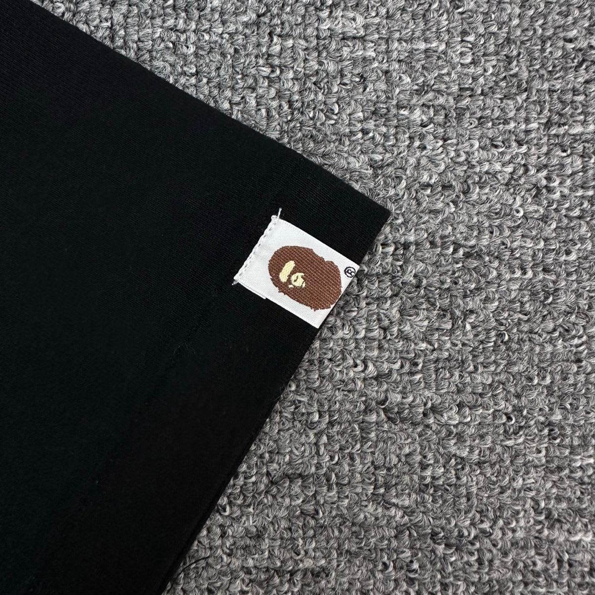 BAPE FW25 Banknote Collage Ape Head Oversized Heavyweight Unisex T-Shirt