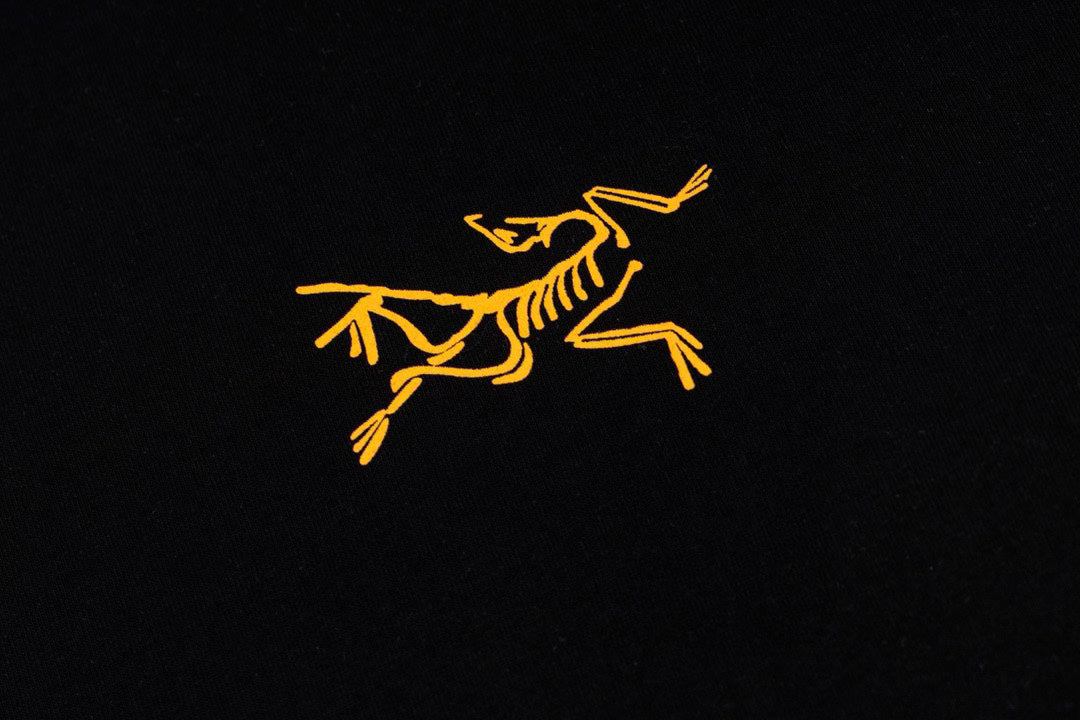 Arc'teryx Fossil Bird Grid‑Background Back Print SS T‑Shirt