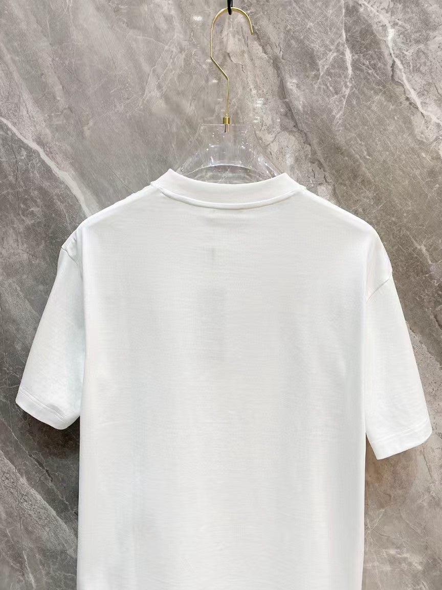 AMIRI Quatrefoil MA Symmetric Graphic Short‑Sleeve Tee