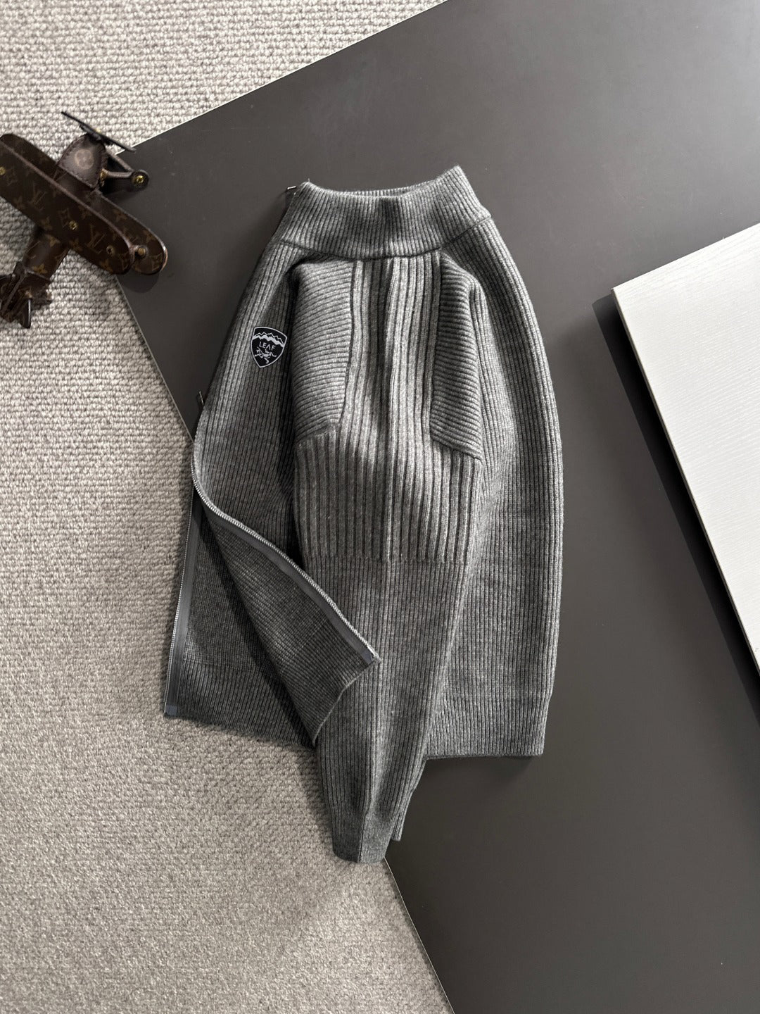 Arc'teryx Men's Ribbed Zip-Up Knit Jacket
