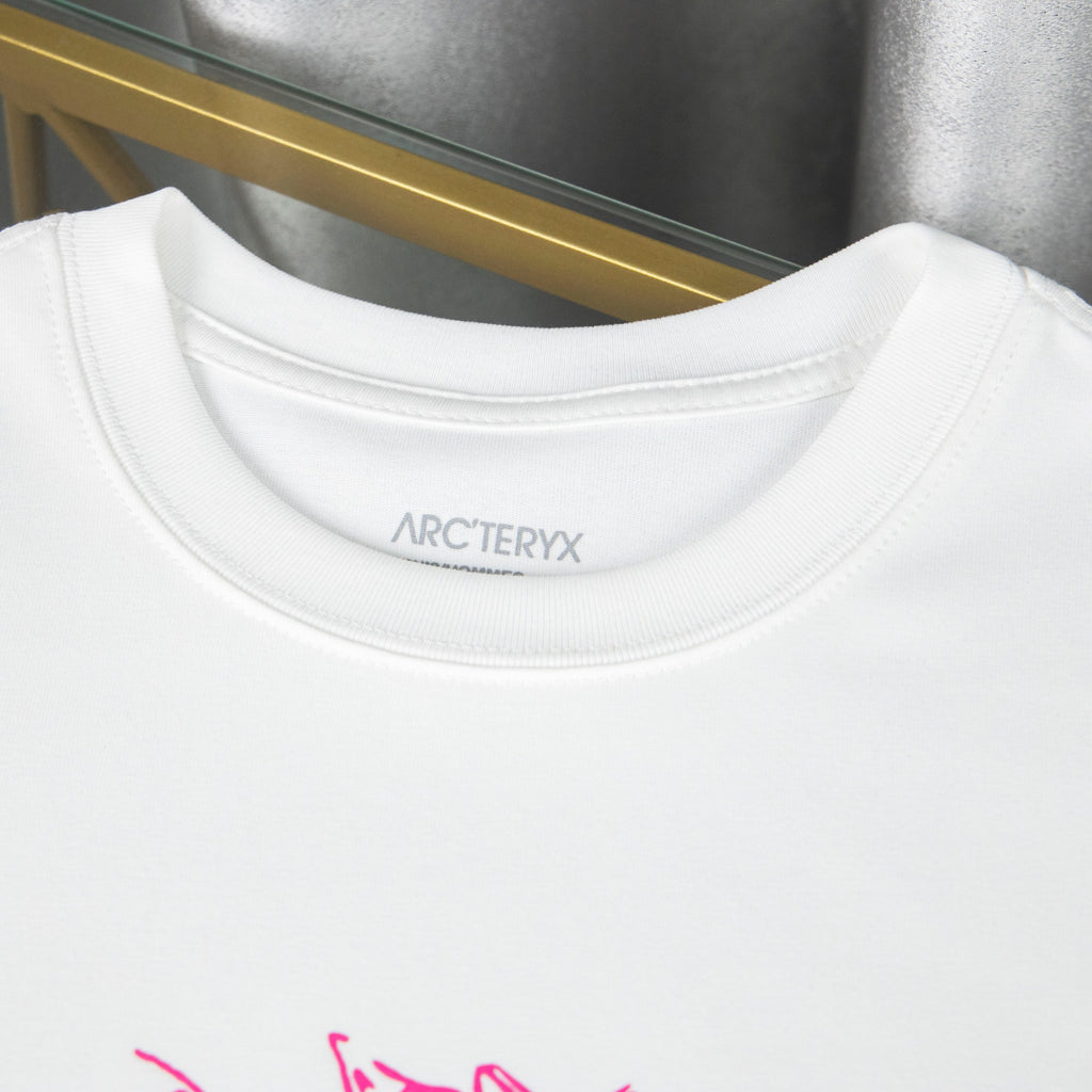 Arc'teryx × Jil Sander+ Hot Pink Archaeopteryx Logo Unisex T-Shirt