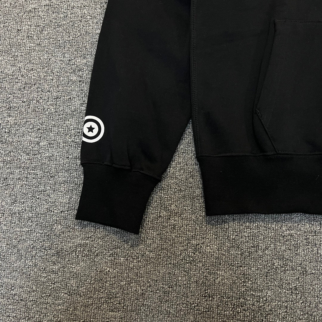BAPE Solid Shark Full-Zip Hoodie - Gray / Black