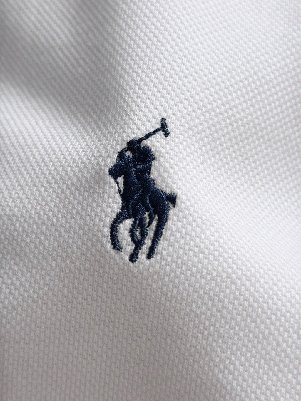 Kids Pique Knit Short‑Sleeve Polo Shirt Small Horse Embroidery Solid White Casual Top